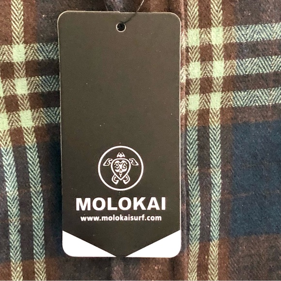 NWT Molokai Surf Co Flannel Shirt Jacket Sz XL - Picture 4 of 10